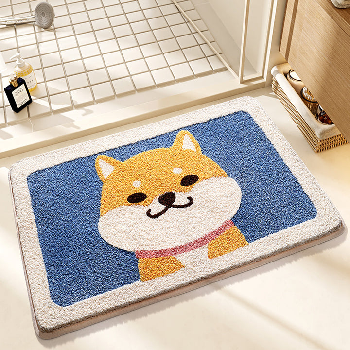 Plush Bunny-Themed Bath Mat Kalsten