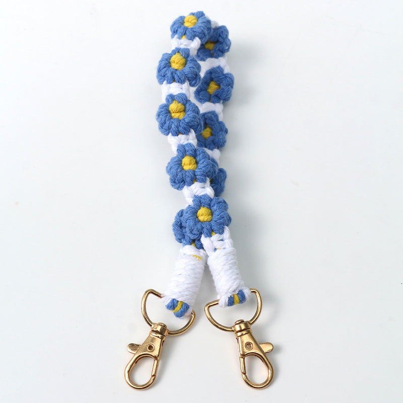 Floral Patterned Keychain