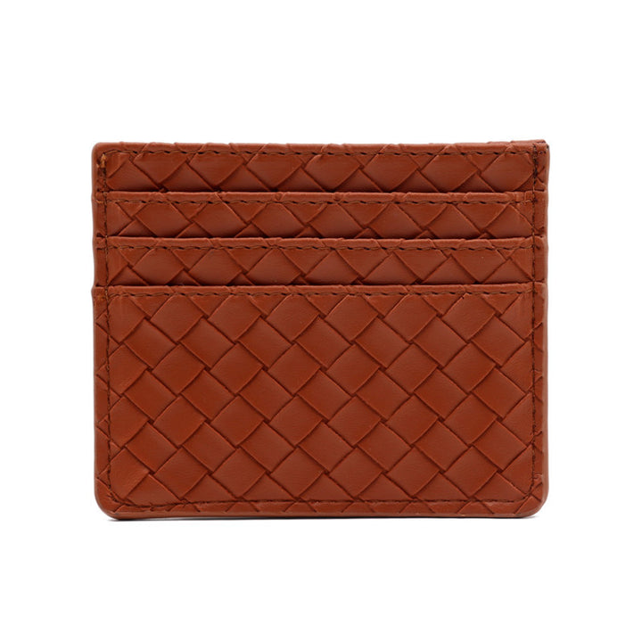 Textured Leather Card Holder