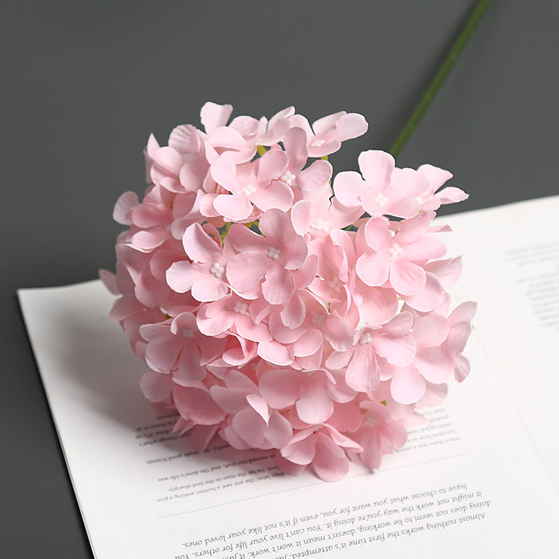 Realistic Floral Hydrangea Stem