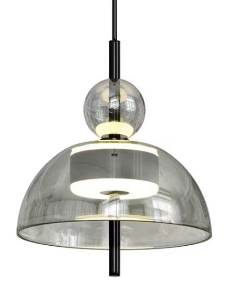 Modern Glass Dome Pendant Light
