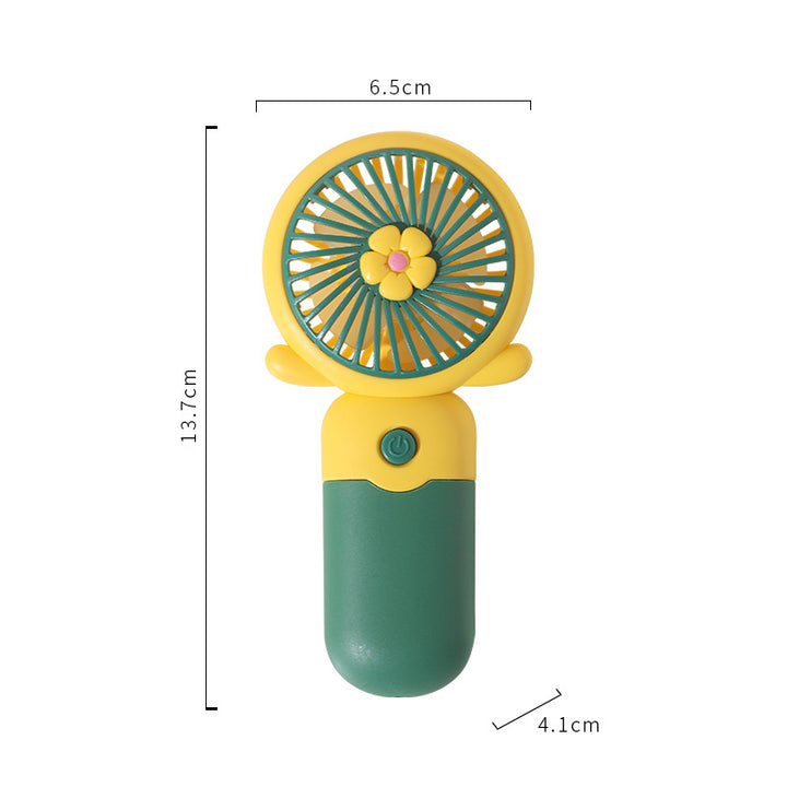 Women Portable Hand Fan with Creative Flower Design Kalsten