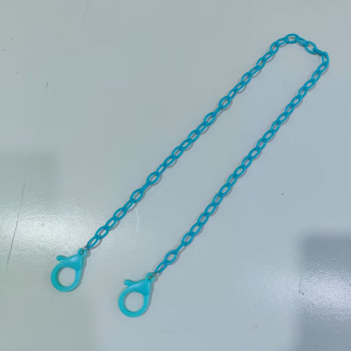 Fashionable Glasses Holder Chain Made of Transparent Material Kalsten