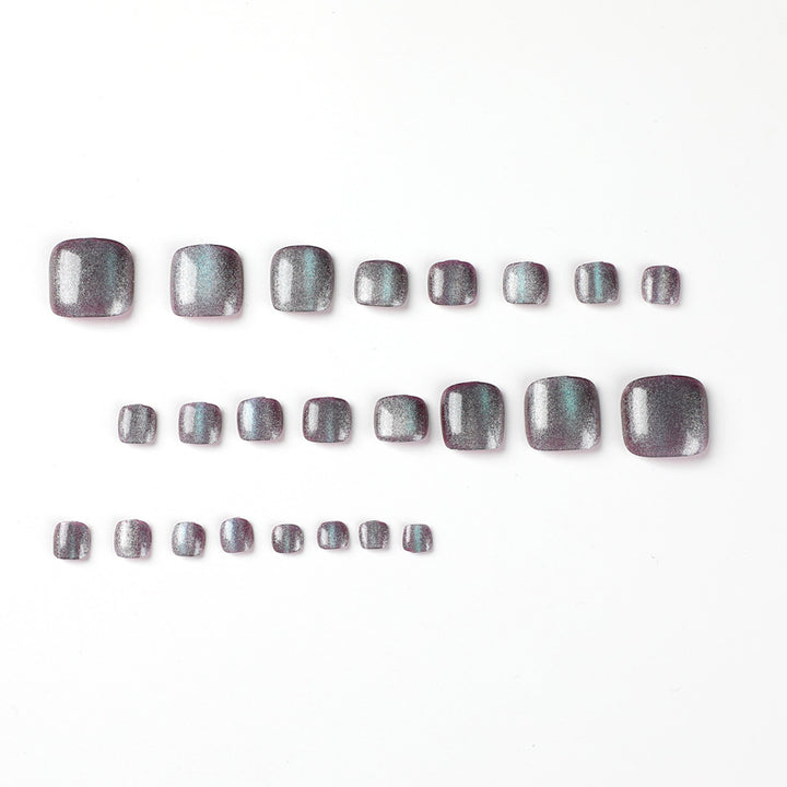 Shiny toenail art Kalsten