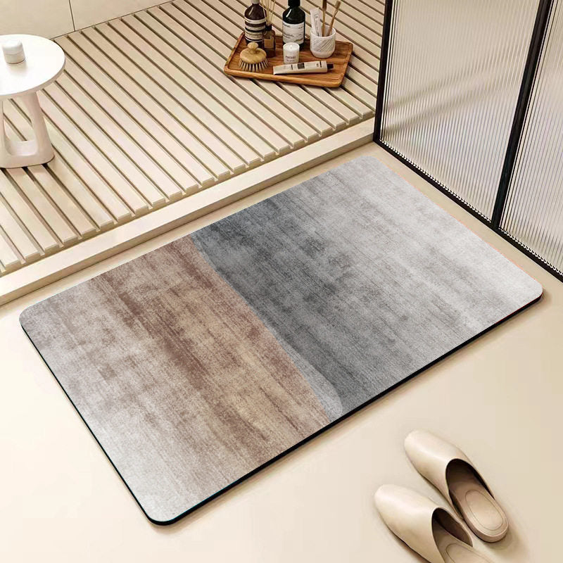 Non-Slip Geometric Pattern Bathroom Mat Kalsten