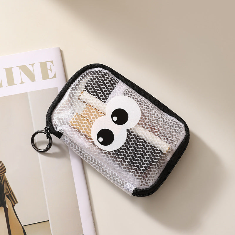 Cute Animal-Themed Mesh Pencil Case Kalsten