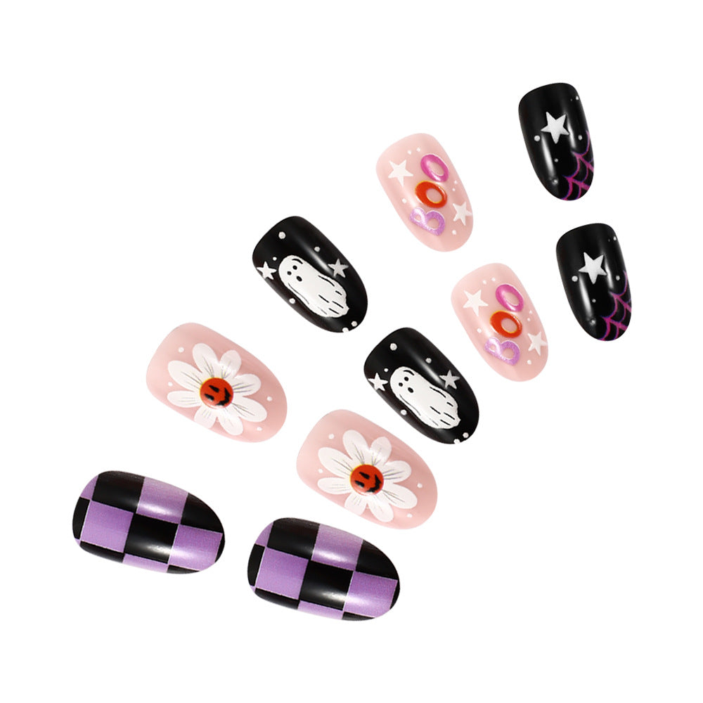 Artistic Halloween-Themed Press-On Nails Kalsten 1787543008