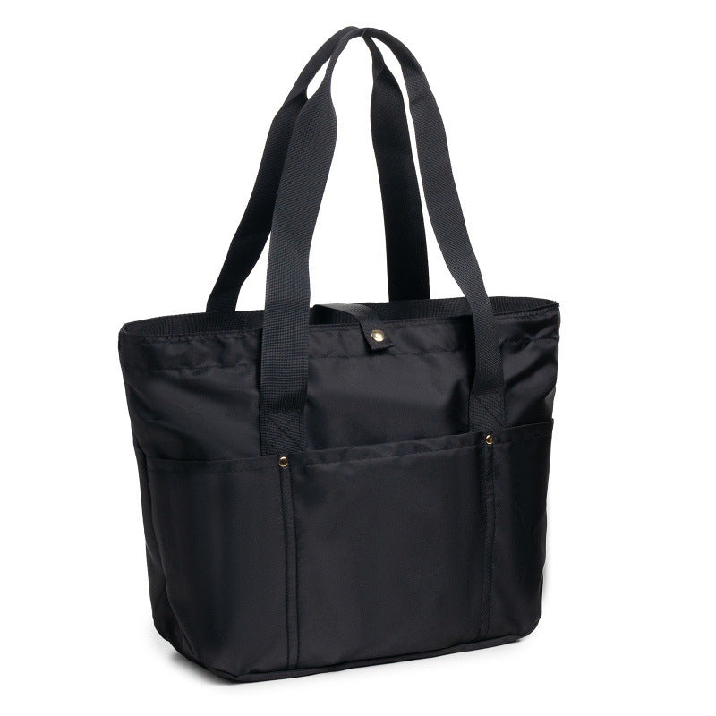 Multifunctional shopping bag with multiple outside pockets Kalsten