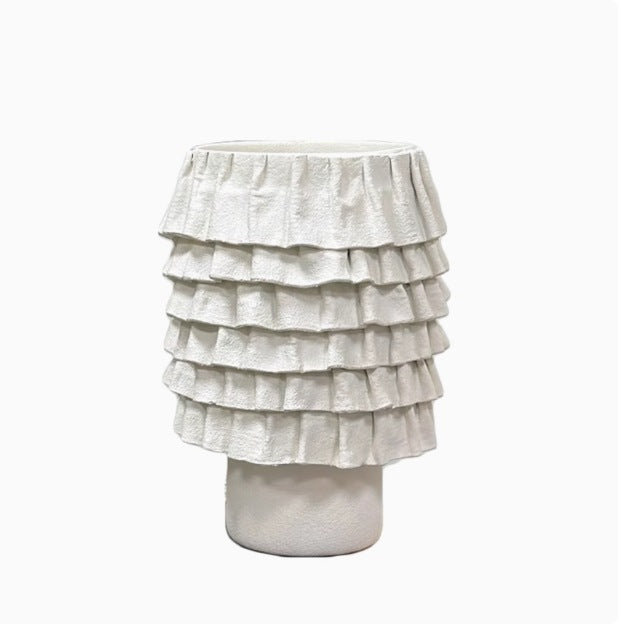 Decorative Texture Ripple Plant Pot