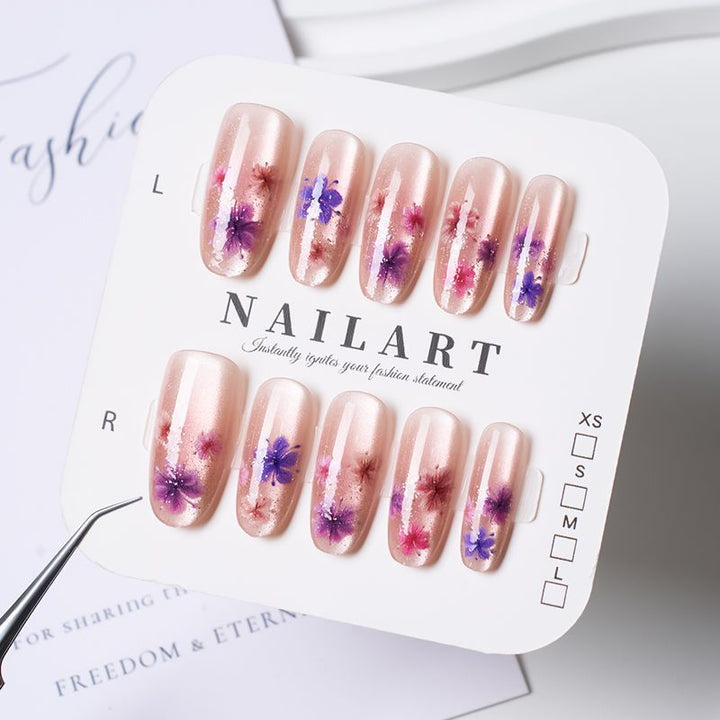 Stylish Leopard Print Press-On Nail Set Kalsten