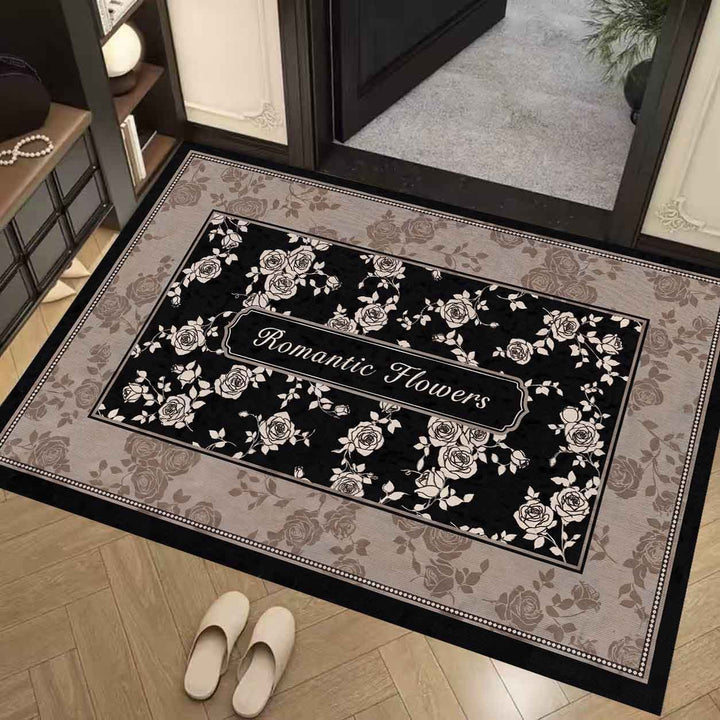 Decorative Floral Door Mat
