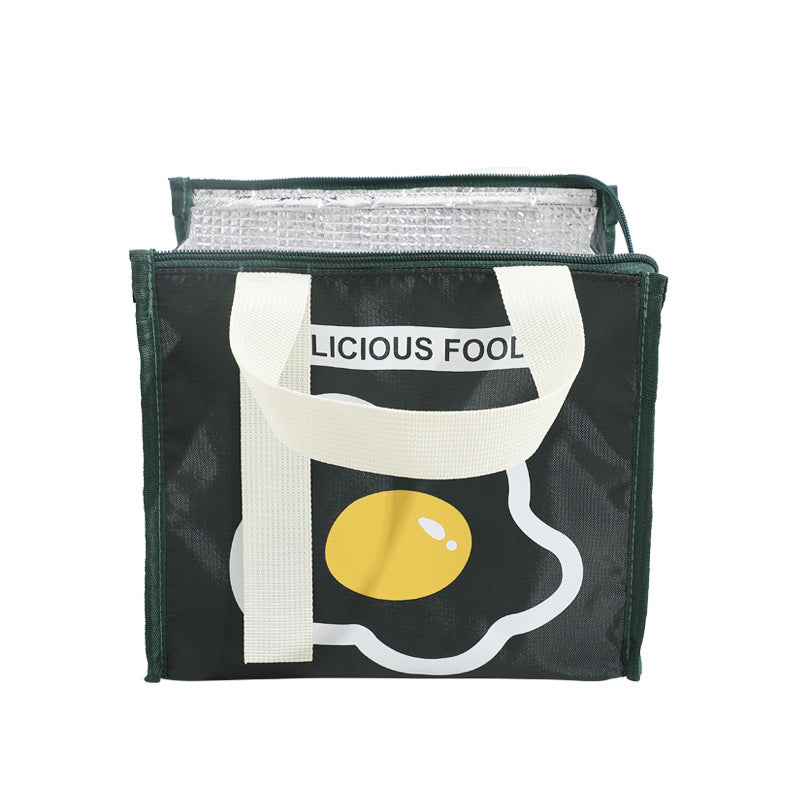 Stylish Insulated Lunch Bag with Smiley Design Kalsten