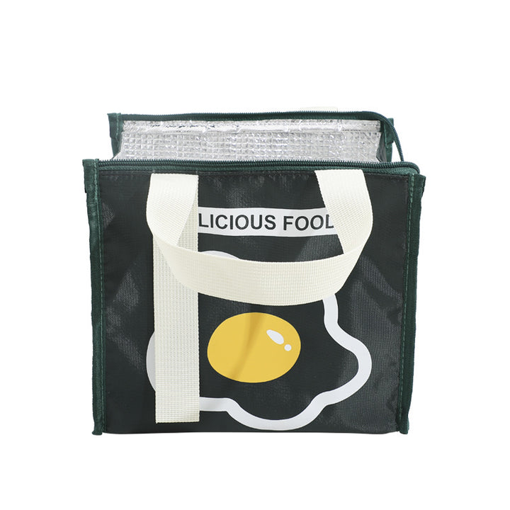 Stylish Insulated Lunch Bag with Smiley Design Kalsten
