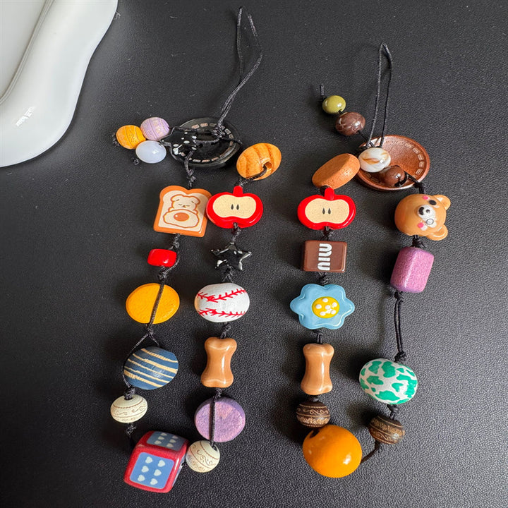 Playful Themed Beaded Lanyard Kalsten