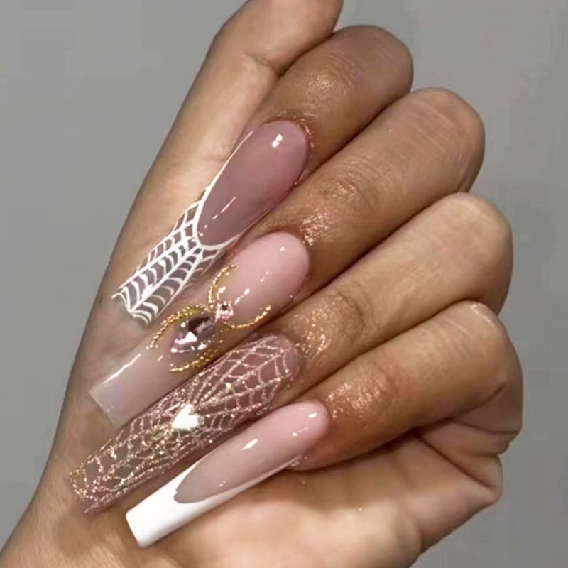 Halloween-Themed Press-On Nail Art Set Kalsten