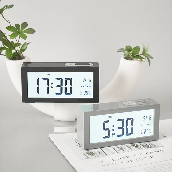 Digital Alarm Clock with Large Contrasting LED Display and Temperature Display Kalsten