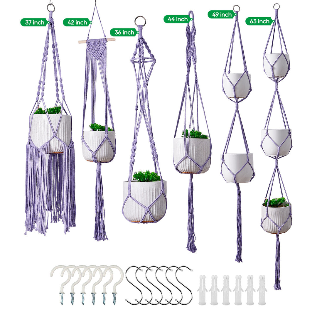 Macramé Plant Hanger Set