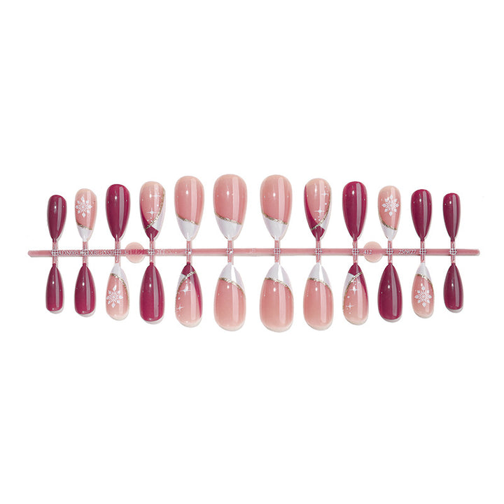 Elegant Decorative Long Press-On Nails kalsten