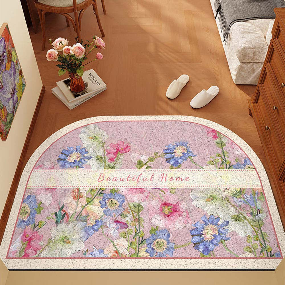 Floral Pattern Area Rug