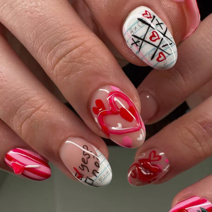 Creative Heart Nail Design Set Kalsten