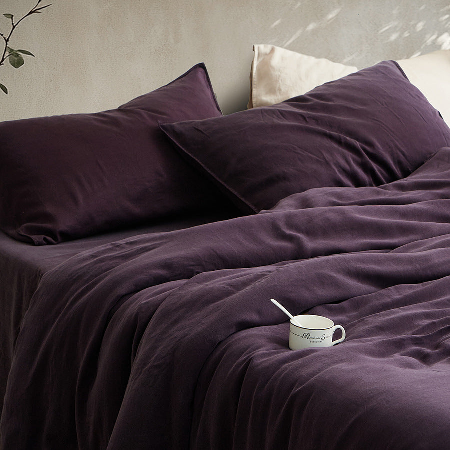 Linen bedding set