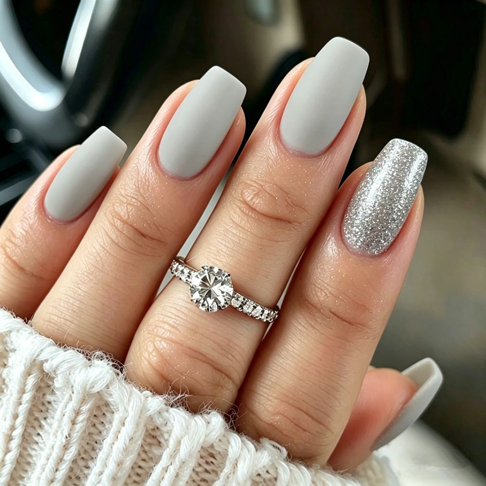 Glamorous Artificial Nails Set Kalsten