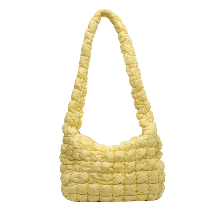 Textured Quilted Shoulder Bag Kalsten