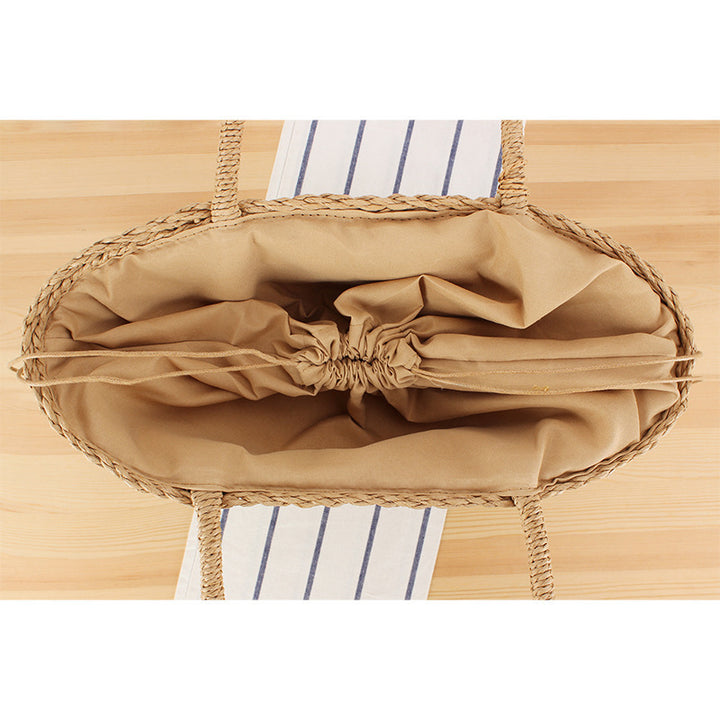 Handmade tote bag with decorative fringes Kalsten