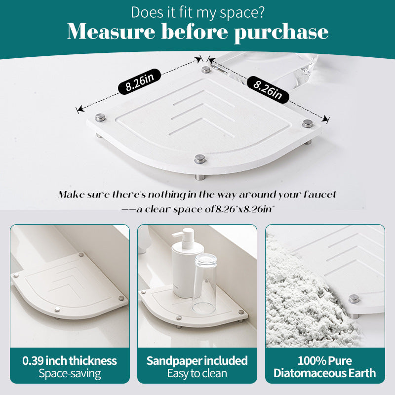 Kitchen Corner Sink Protector Mat