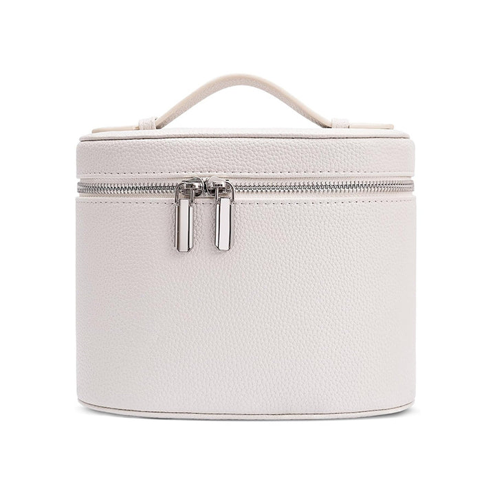Cosmetic storage bag with elegant design and sturdy carrying handle Kalsten