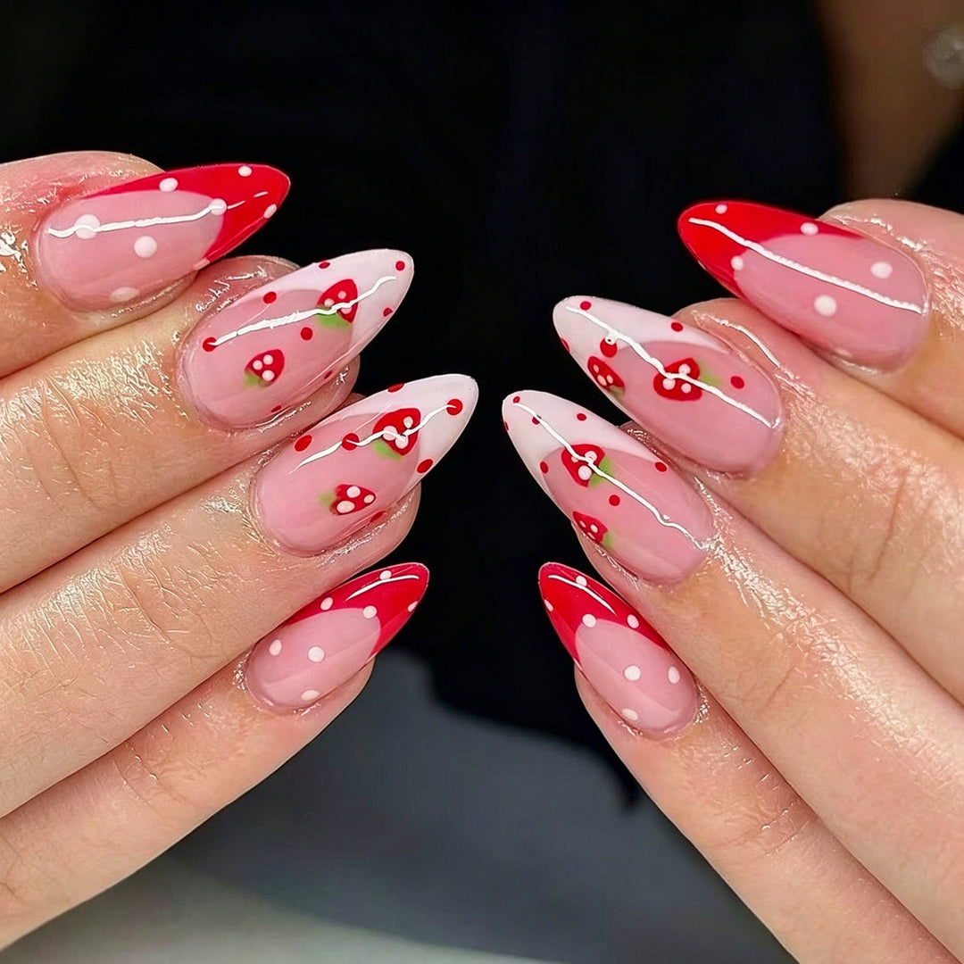 Stylish Almond-Shaped Nail Enhancements Kalsten