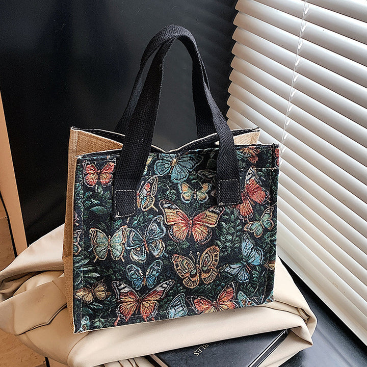 Eco-Friendly Butterfly Print Tote Bag