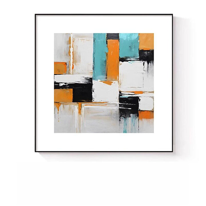Abstract Expressionist Canvas Artwork for Walls