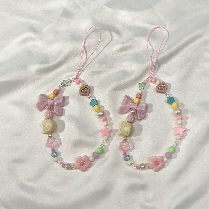 Colorful Playful Beaded Charm Strap Kalsten