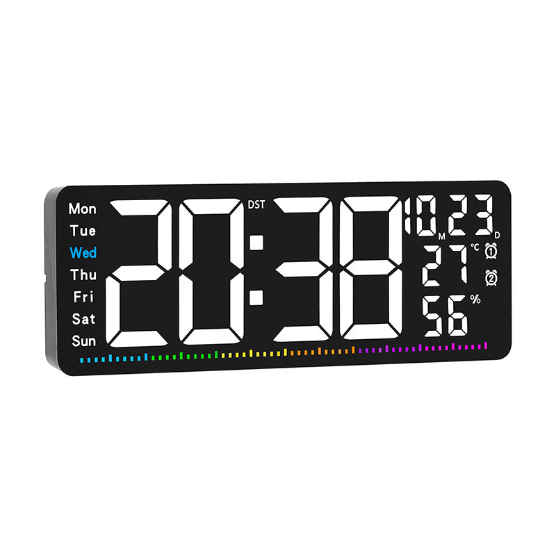 Digital alarm clock with large LED display and weather data Kalsten