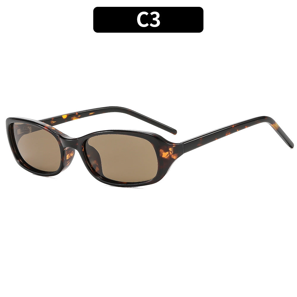 Classic Retro-Inspired Narrow Sunglasses
