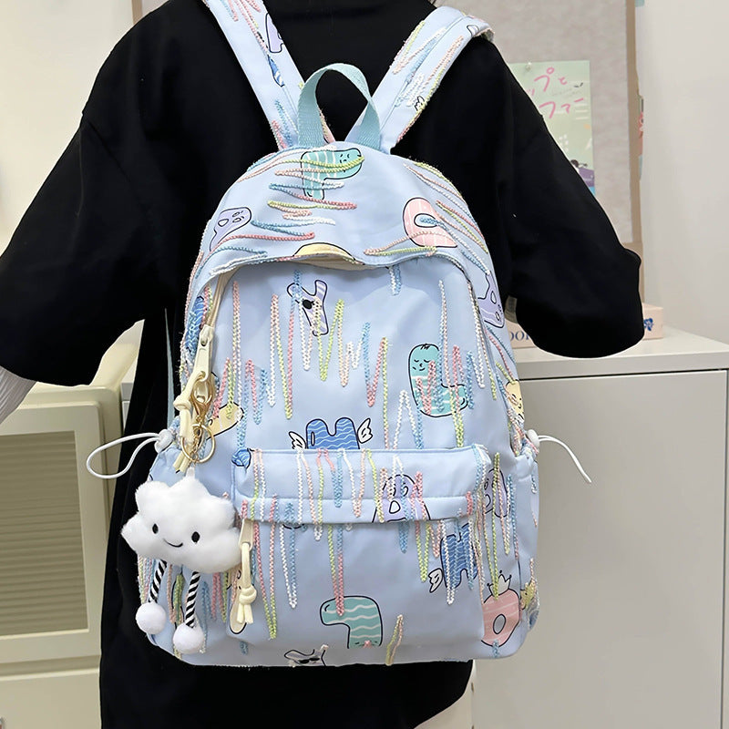 Fun Patterned School Backpack