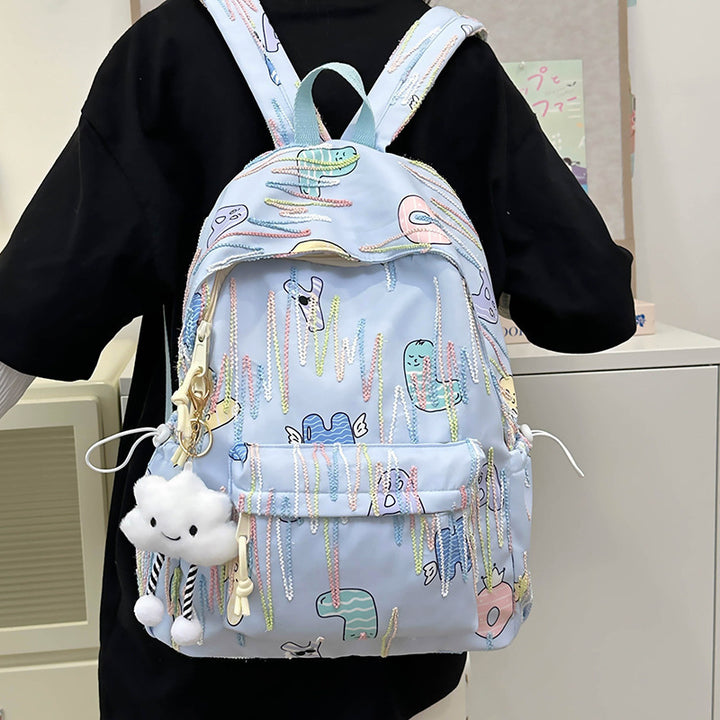 Fun Patterned School Backpack