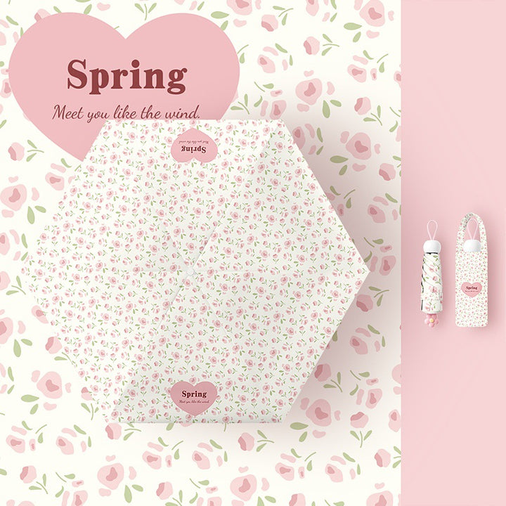 Ladies' kid-friendly folding umbrella with fun rabbit design Kalsten