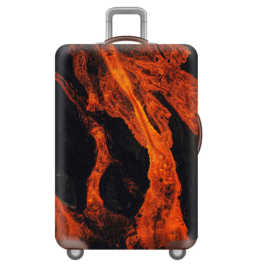 Men's hard-shell suitcase with unique skull design Kalsten