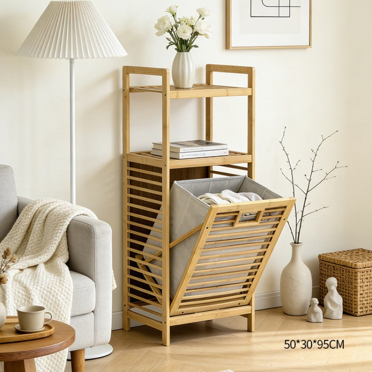 Laundry shelf with baskets Kalsten