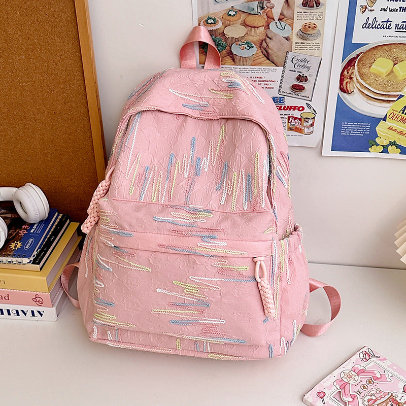 Abstract Patterned Backpack Kalsten