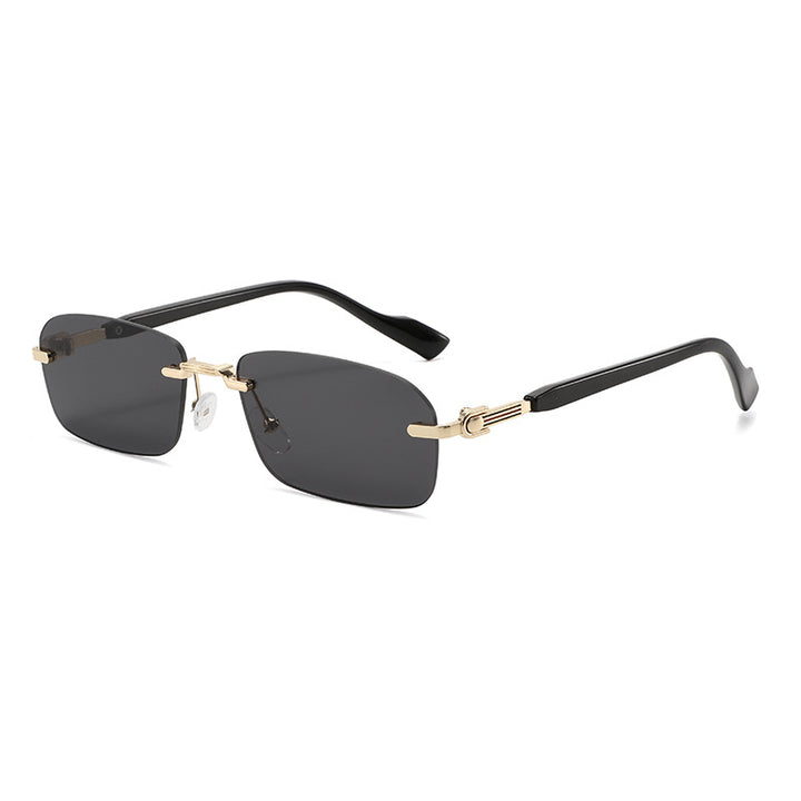 Men's Sleek Geometric Frame Sunglasses Kalsten