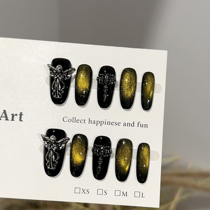 Gothic Fantasy Press-On Nail Art Set