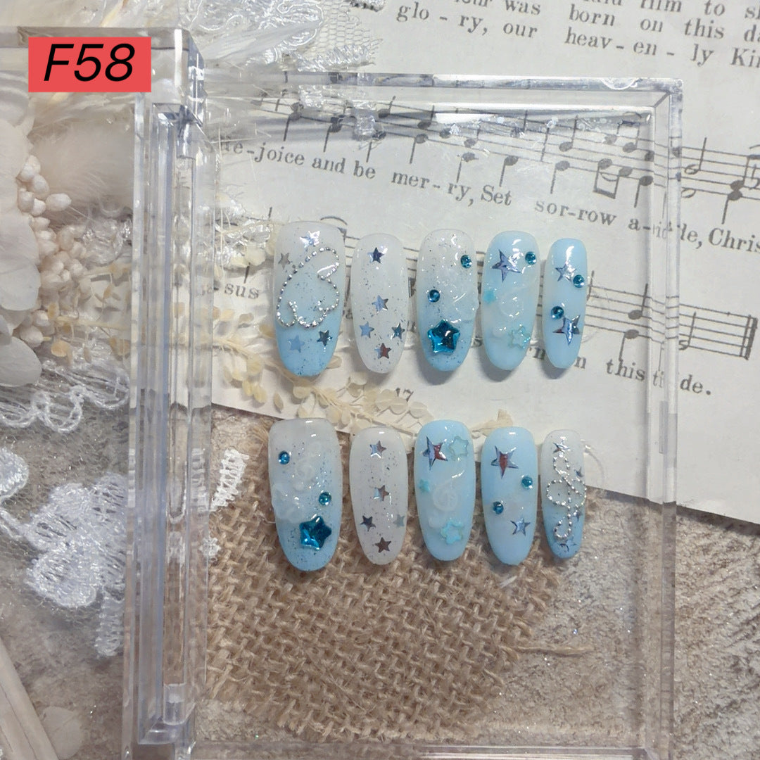 Decorative Press-On Nail Art Set 1790731572