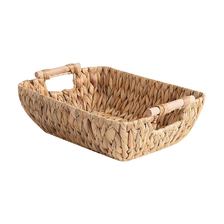 Decorative storage basket made of natural materials Kalsten