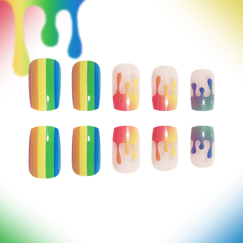 Artistic Ombre Press-On Nail Set Kalsten