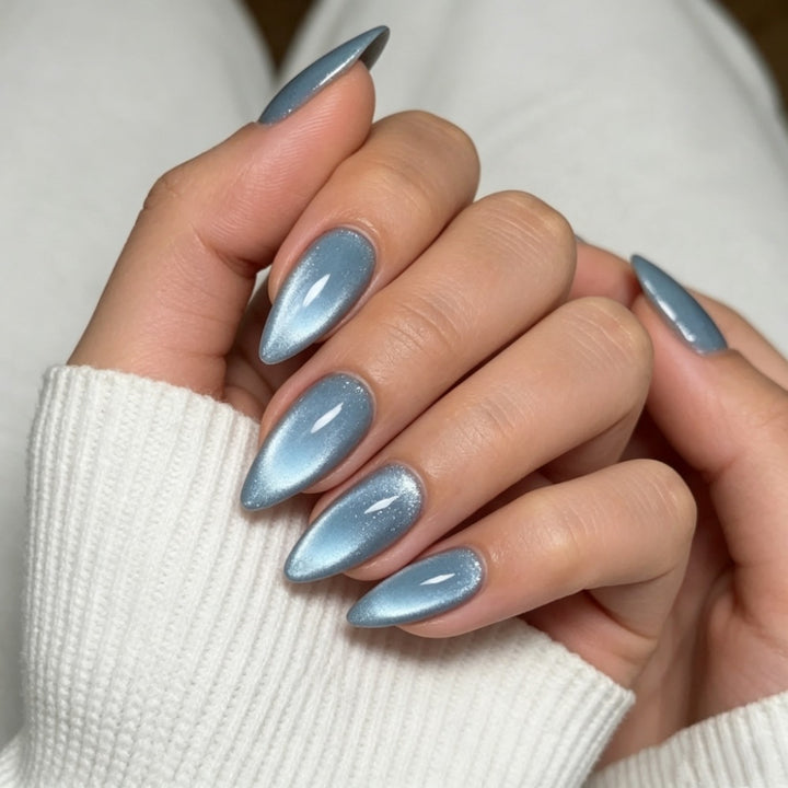 Stiletto Press-On Nail Set with Glossy Gradient Finish Kalsten