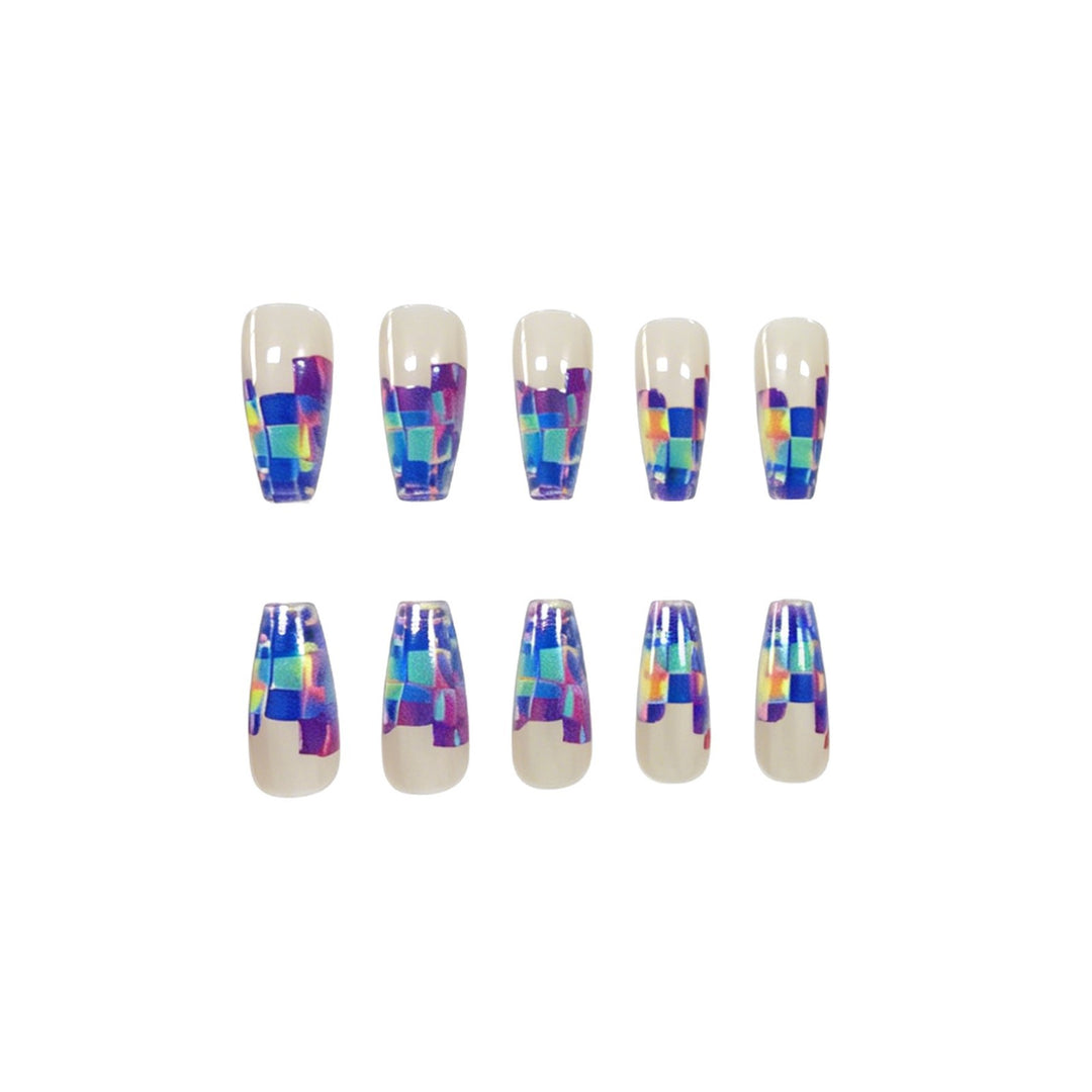 Artistic Transparent Acrylic Nail Extensions Kalsten