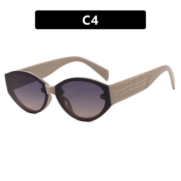 Ladies extravagant Cat-Eye sunglasses with textured frame Kalsten